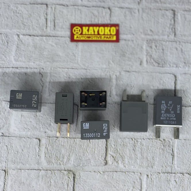 READY RELAY GM  RELAY AC KAKI 4 ORIGINAL DENSO JEPANG