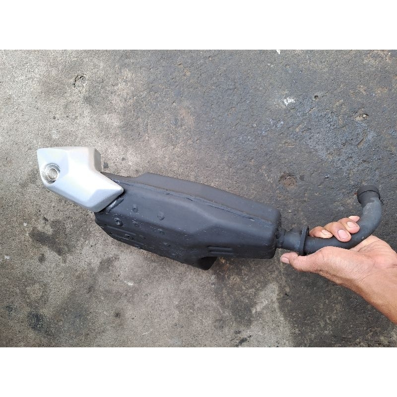 knalpot kawasaki Z125 original