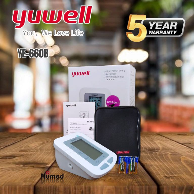 TERLARIS Tensimeter Digital Original Yuwell YE66B  Tensi Meter Lengan Atas Yuwell YE 66B Bergaransi 