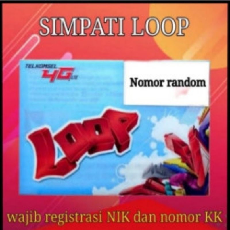 Kartu Loop lawas, Bisa PAKET Semua LOOP COMBO SAKTI