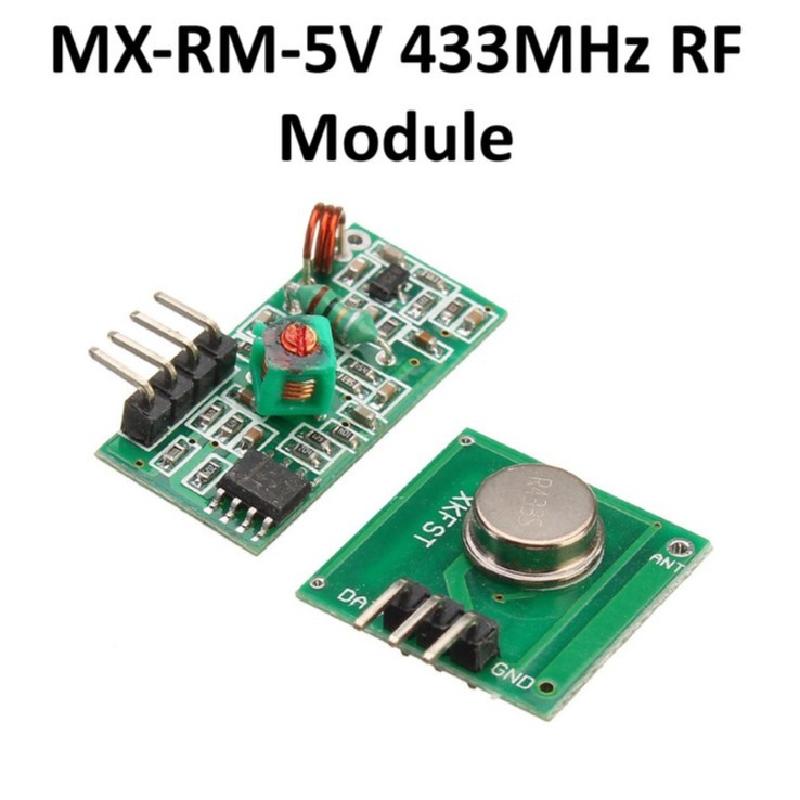 Modul Wireless 433Mhz RF Transmitter Receiver 433 MHz Transceiver Module