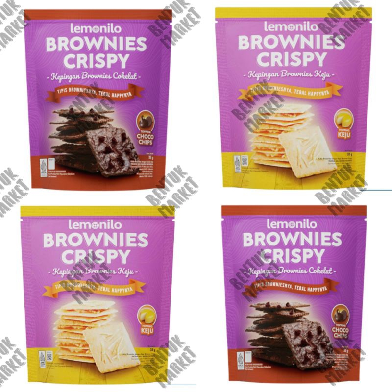 

LEMONILO BROWNIES CRISPY CHOCOCHIPS / KEJU / CHEESE 35GR