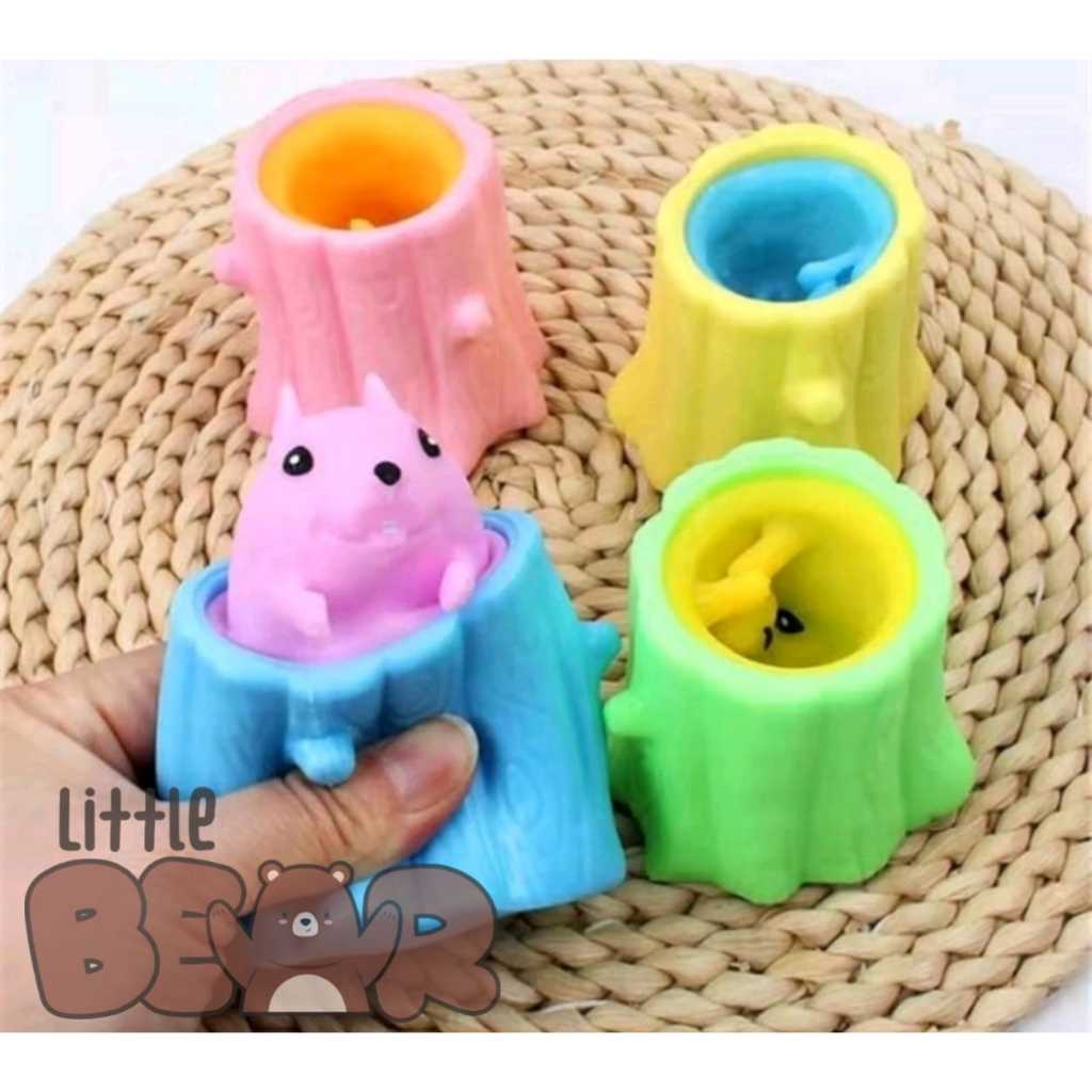 MAINAN POP IT SQUISHY KARET SILIKON / MAINAN BEBEK TUPAI UNICORN LUCU