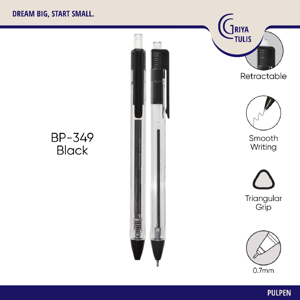 

Joyko Pulpen BP-349-12 Vocus Trans 0.7mm