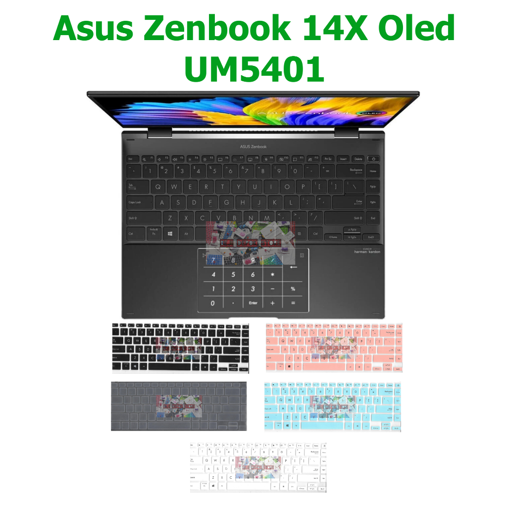 Keyboard Protector Asus Zenbook 14X OLED UM5401 UM5401QA UM5401Q UX5401 UX5401EAJ UX5401E UX5401ZA U