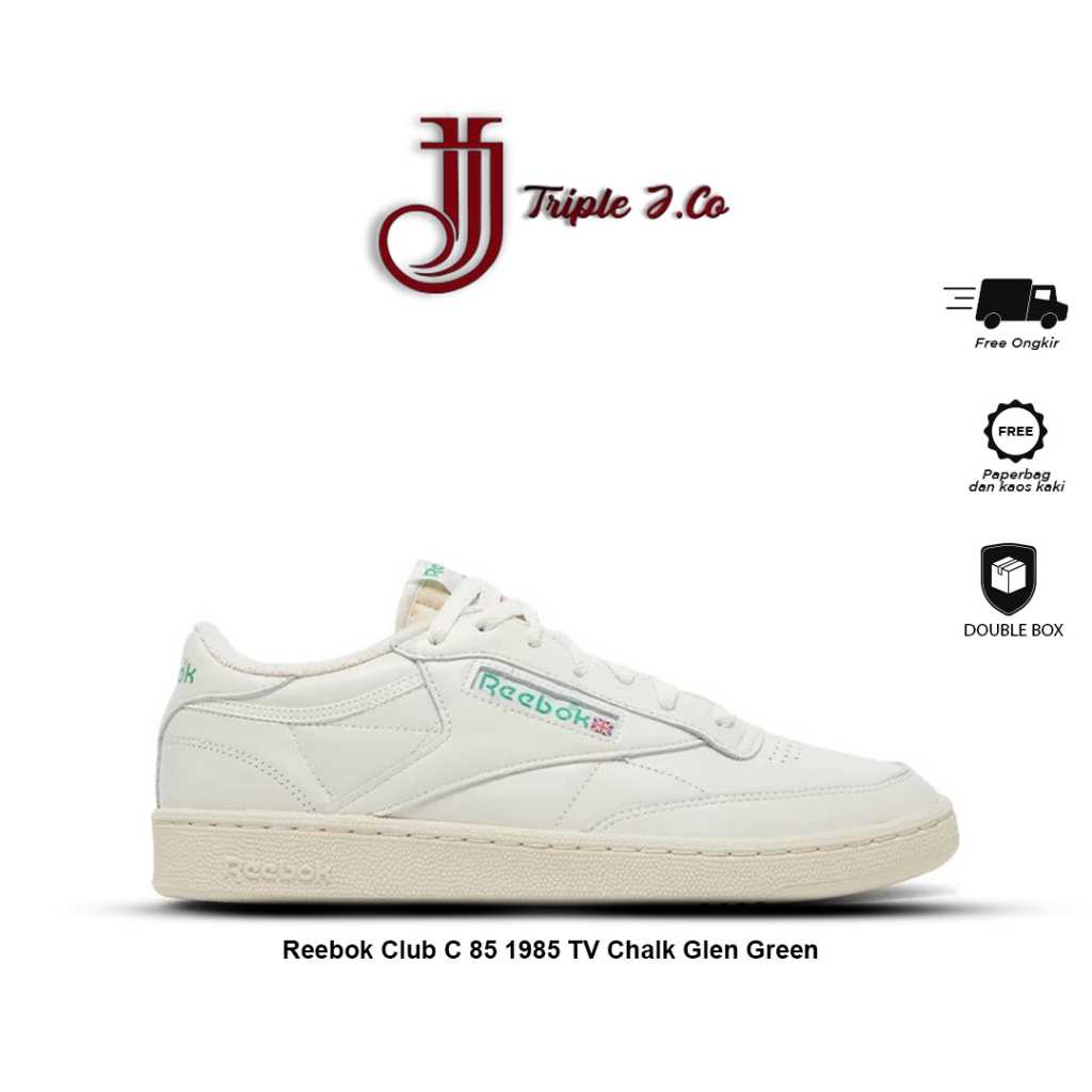 Reebok Club C 85 1985 TV Chalk Glen Green