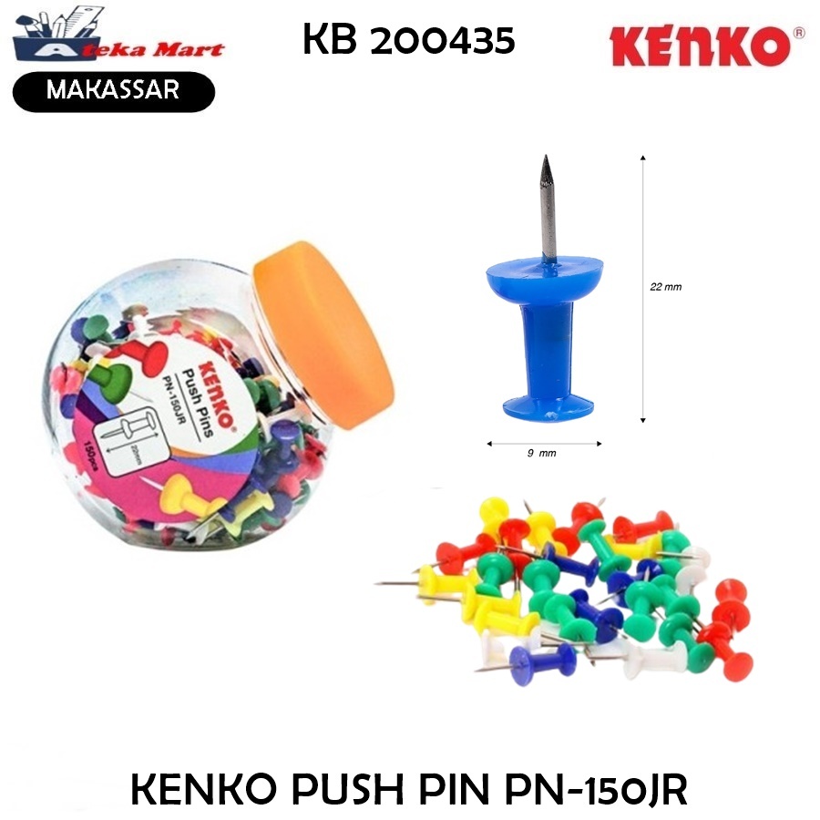KENKO PUSH PIN PN-150JR/PAKU MADING/PAKU TINDIS