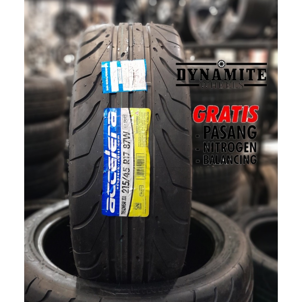 Ban Mobil  R17 Accelera 651 215 45 r17 Accelera Ban Mobil Velg Racing 215 45 Ring 17 Accelera