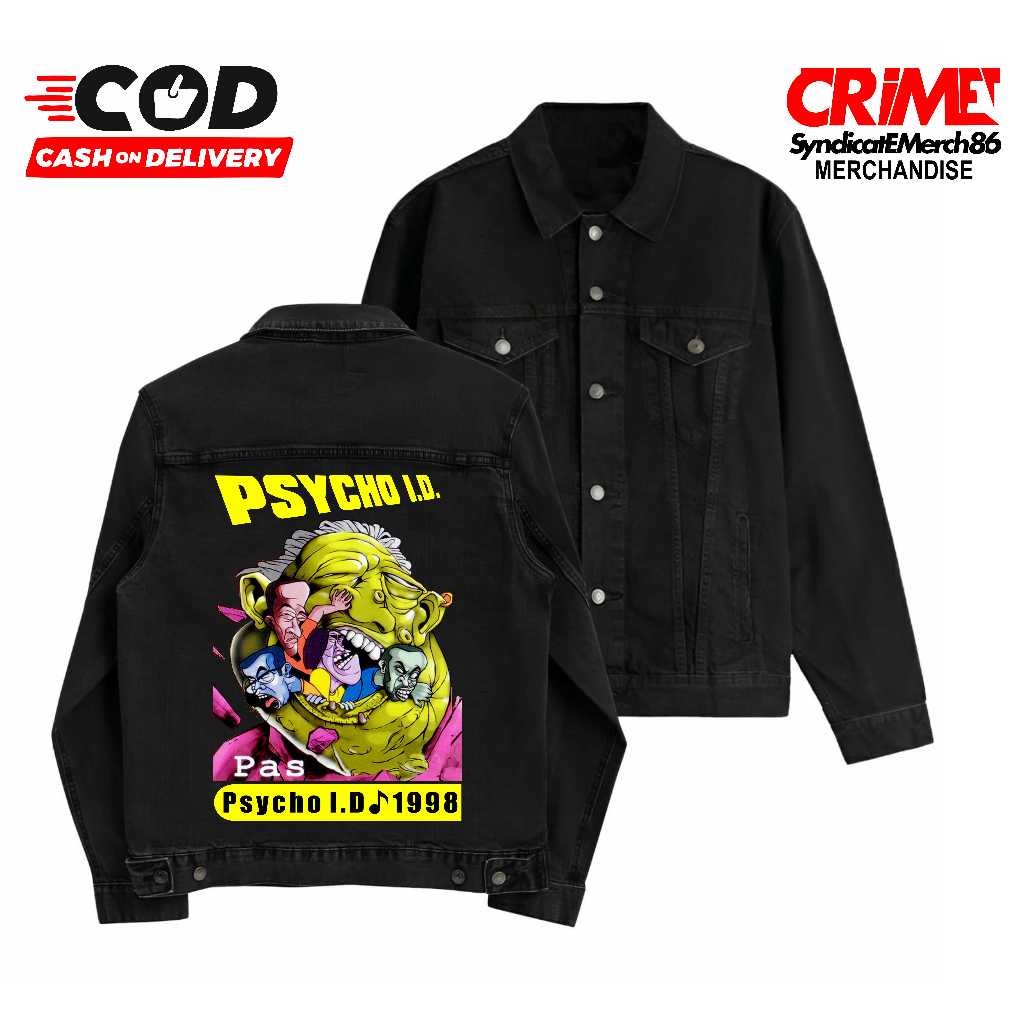 JAKET PAS BAND PSYCHO DISTRO MUSIC BAND ORIGINAL