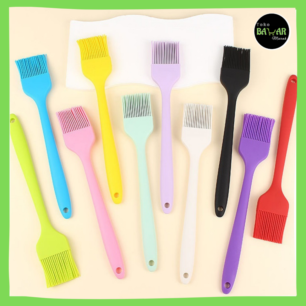 KUAS SILIKON BESAR / KUAS MENTEGA KUE ROTI / KUAS BBQ / KUAS SILIKON FOOD GRADE BESAR