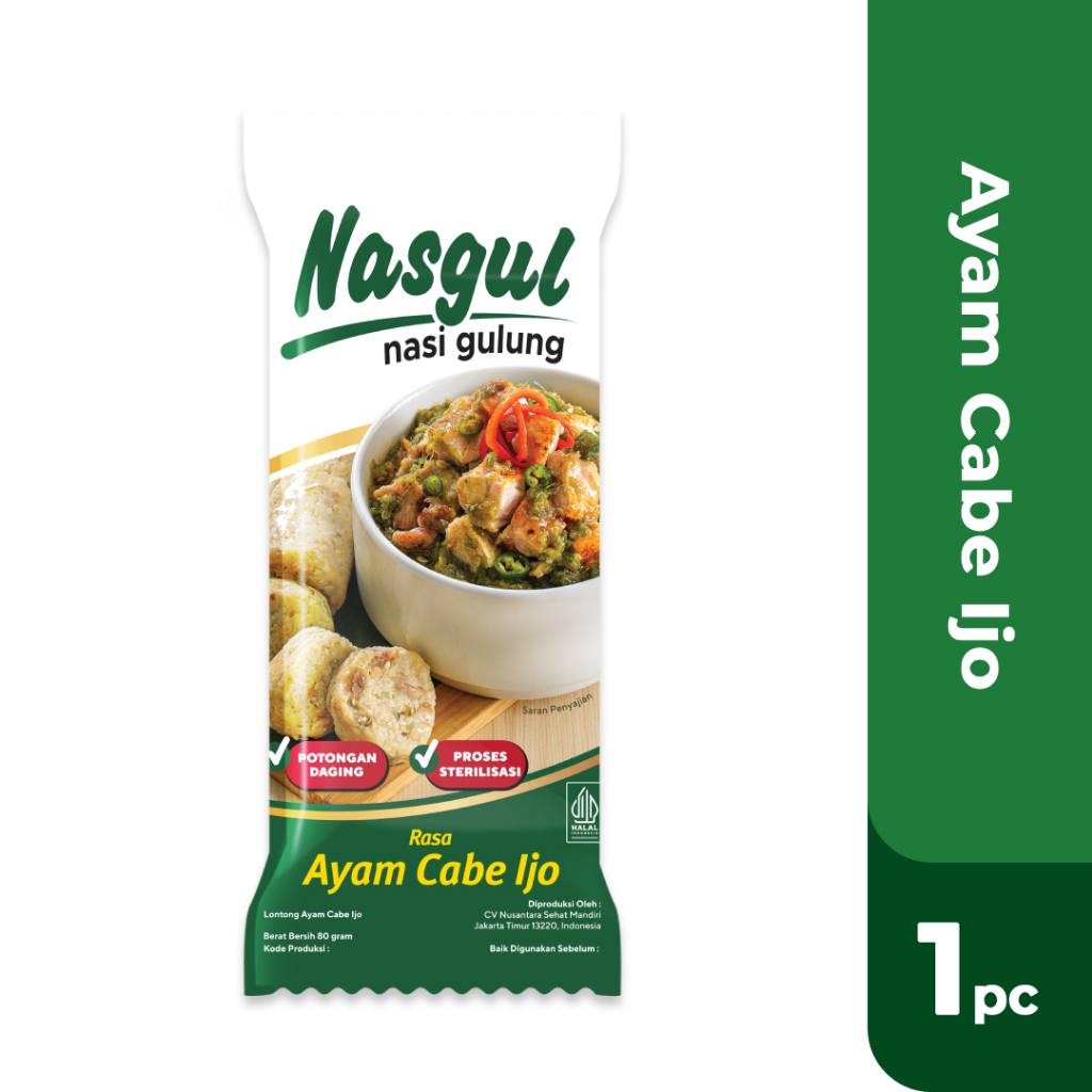 

NASGUL Ayam Cabe Ijo 80gr