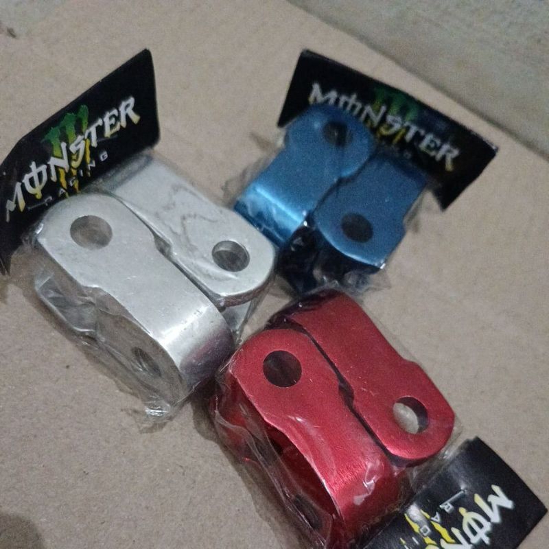 [ 1 SET KIRI KANAN ] PENINGGI SHOCK BELAKANG TANPA BAUT MOTOR BEBEK VARIASI SUPRA X 125 REVO BLADE V
