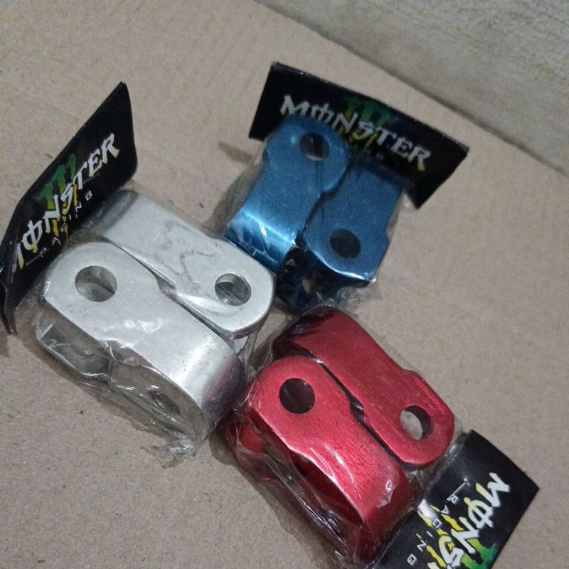[ 1 SET KIRI KANAN ] PENINGGI SHOCK BELAKANG MOTOR BEBEK TANPA BAUT VARIASI SUPRA X 125 REVO BLADE V