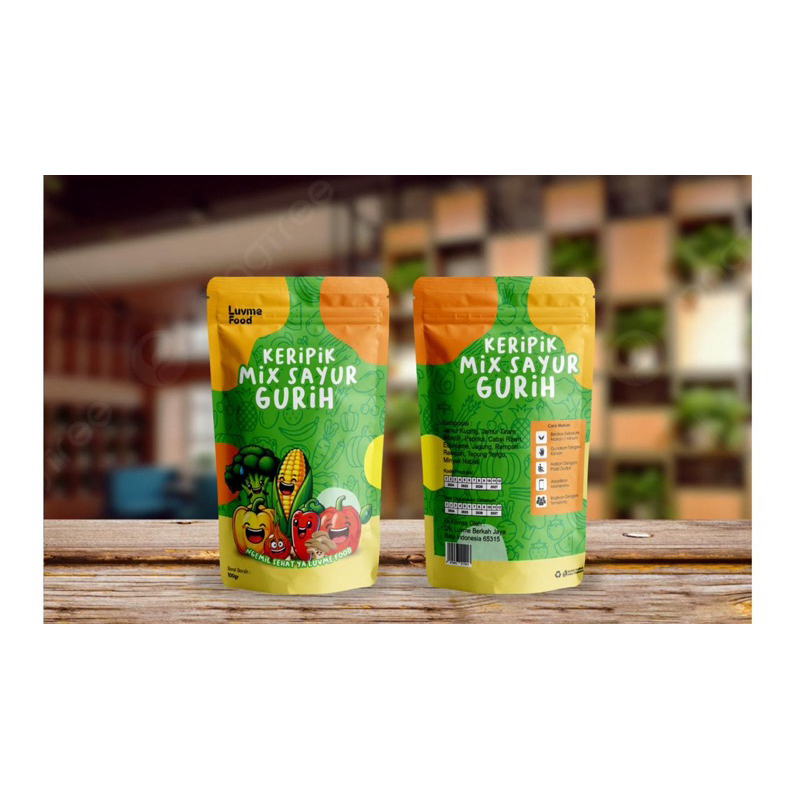 

KERIPIK MIX SAYUR GURIH 100gr LUVME FOOD OLAHAN SAYUR ORIGINAL BERTEPUNG GURIH RENYAH KRESS