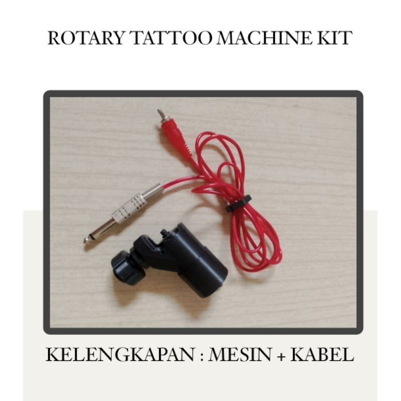 MESIN TATTOO ROTARY TATTOO MACHINE SET KIT 3d print