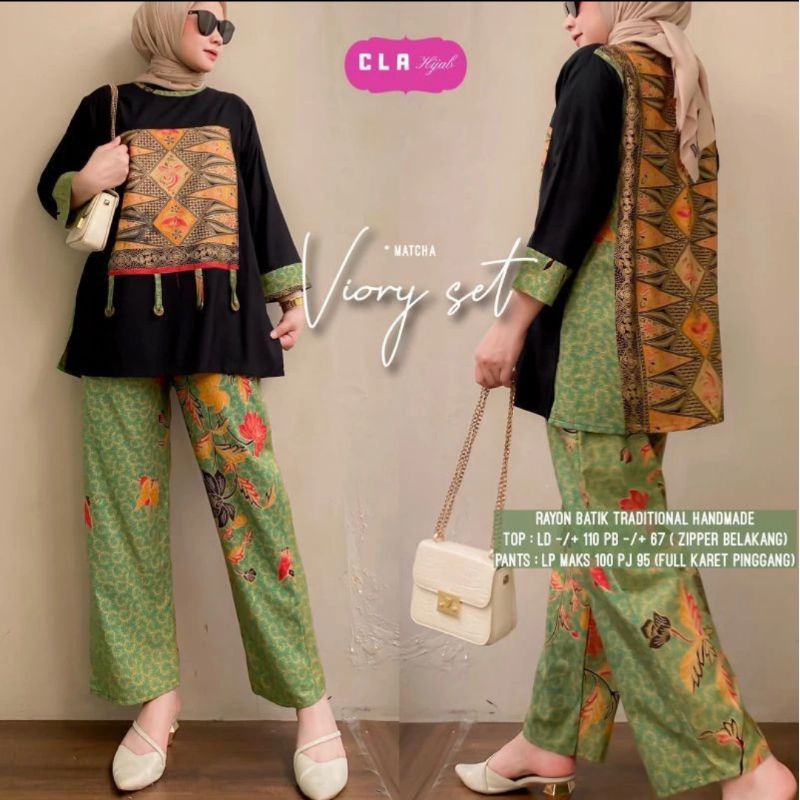 ONE SET ENCIM KOIN SEMERBAK BATIK ORI SETELAN WANITA KEKINIAN VIRAL KEKINIAN SETELAN WANITA ONE SET 