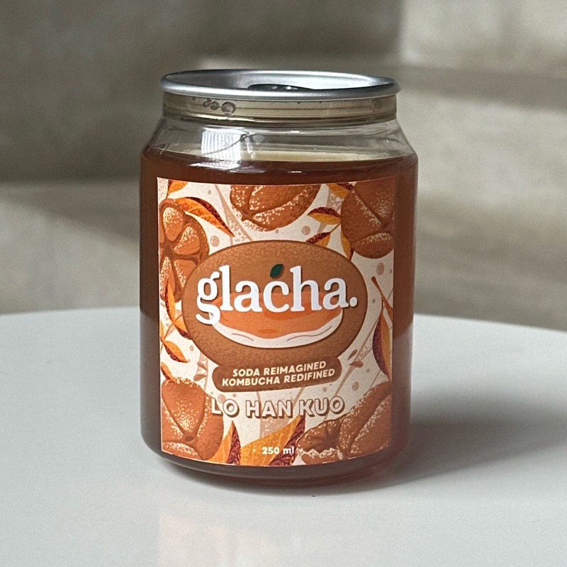 

Glacha Kombucha Soda 250 ml Rasa Lo Han Guo - Glacha Kombucha | Teh Kombucha