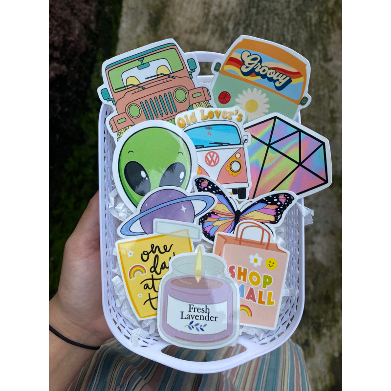 

STARLY 076 STIKER LUCU STIKER GEMOY STIKER BUNGA STIKER BE HAPPY