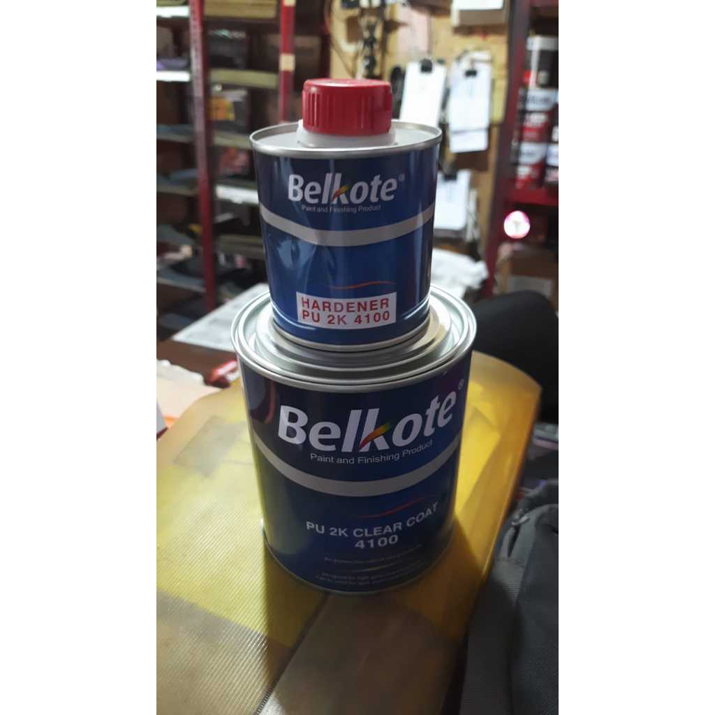 Clear Coat / Pernis / Varnish BELKOTE PU 2K 4100 (1L) cat mobil