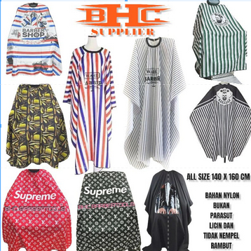 KIP WAHL KAIN KEP BARBERSHOP / BARBER CAPE WAHL / SELIMUT PANGKAS RAMBUT / KAIN PANGKAS RAMBUT 18