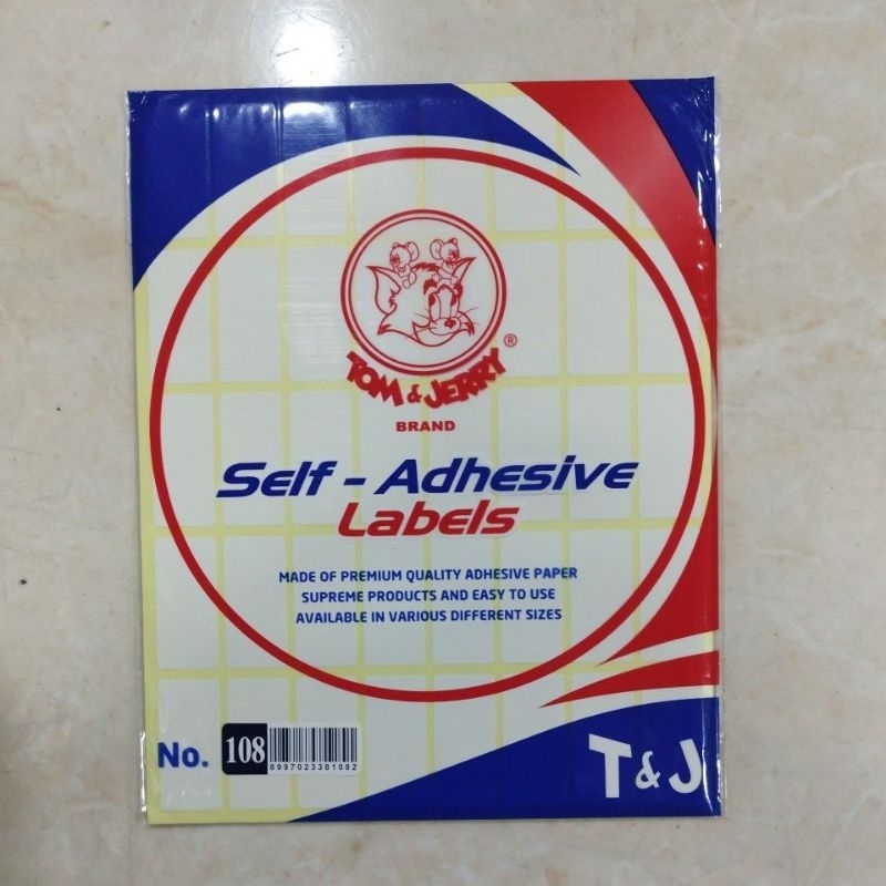 

Label Tom & Jerry No 108 (18*38mm)