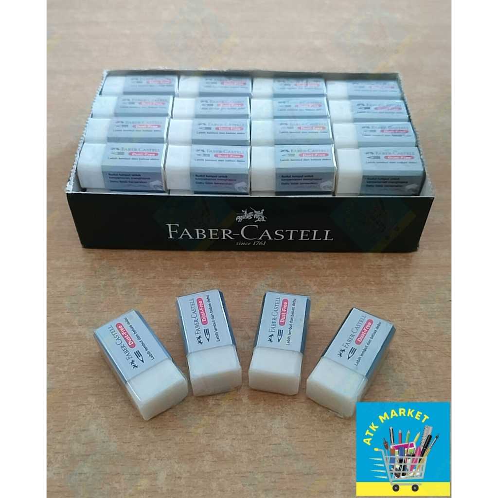 

Penghapus PUTIH Eraser Exam / Ujian Faber Castell Kecil Dust Free Made In Malaysia