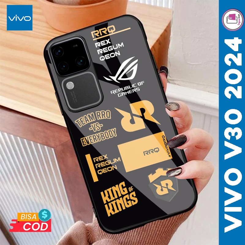 Softcase Kaca Vivo V30 2024 Motif RRQ&EVOS [81]
