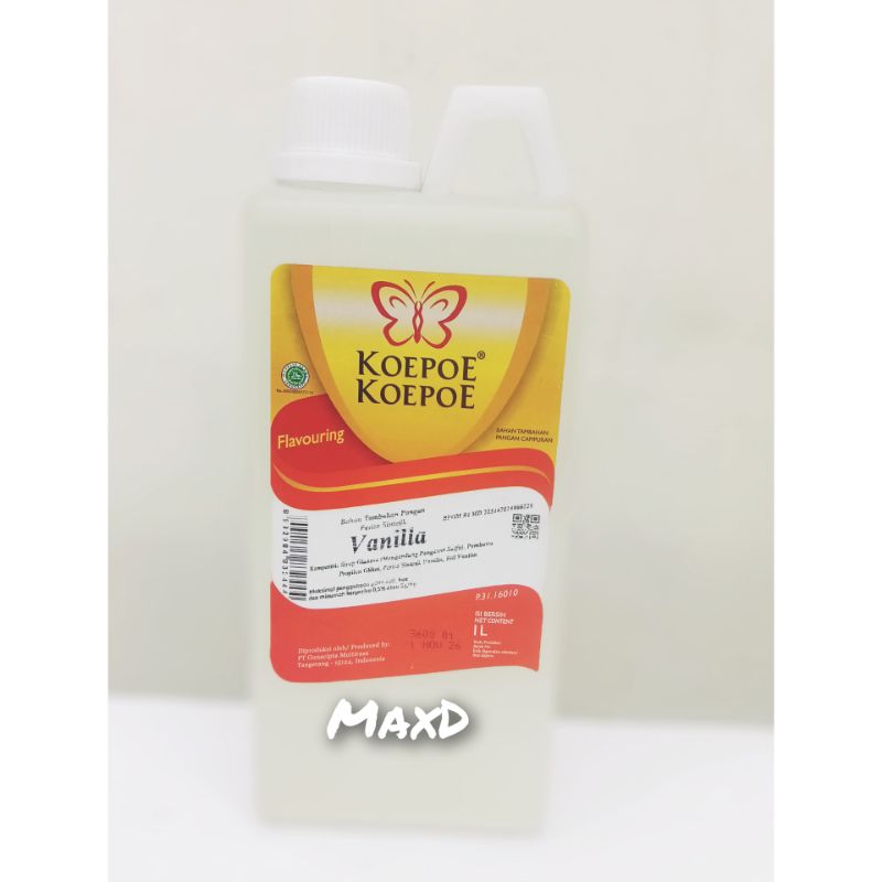 

Koepoe Koepoe Pasta Perisa Vanilla Cair 1 liter