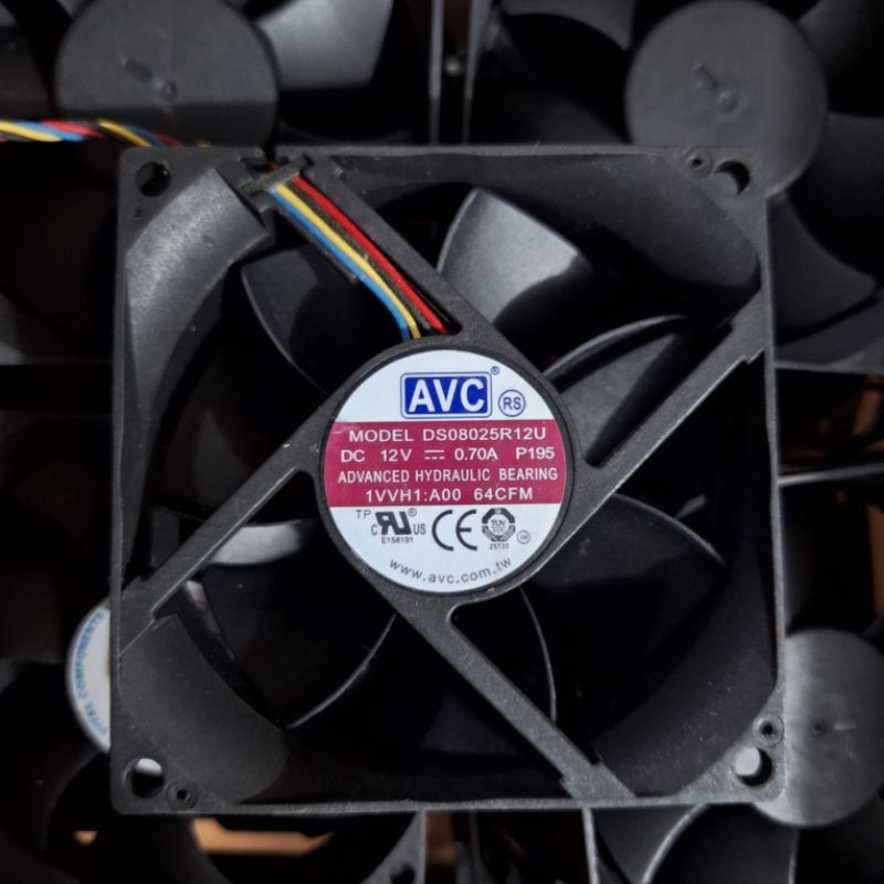 KIPAS 8X8 high speed DC 12V  FAN 8cm