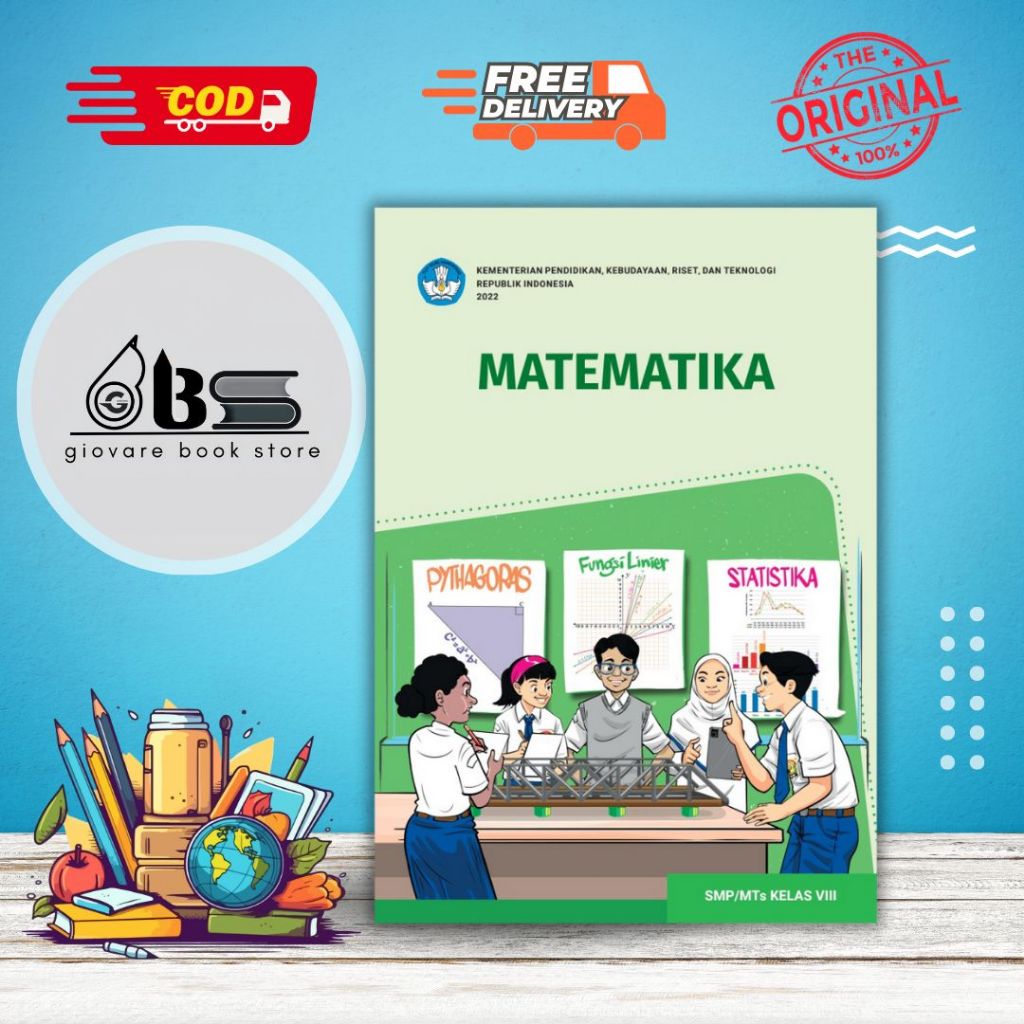 BUKU MATEMATIKA KELAS 8 KURIKULUM MERDEKA | MATEMATIKA SMP/MTs KELAS 8 KEMENDIKBUD