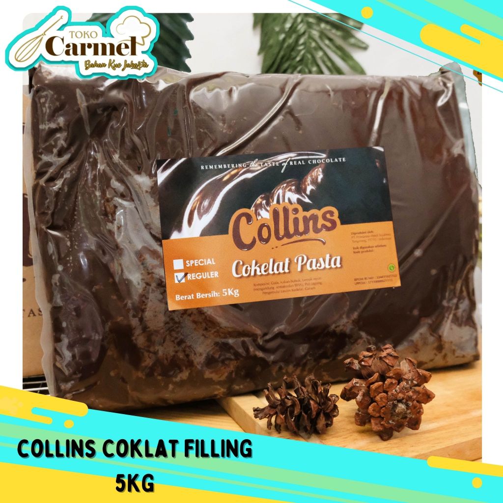 

JAKARTA Coklat Filling COLLINS 5 kg - Selai Coklat Pasta Ekonimis Murah