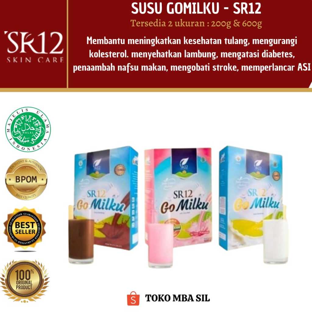 

SR12 SUSU GOMILKU SUSU ETAWA BUBUK 600G & 200G | TUBUH SEHAT | TULANG KUAT | HALAL