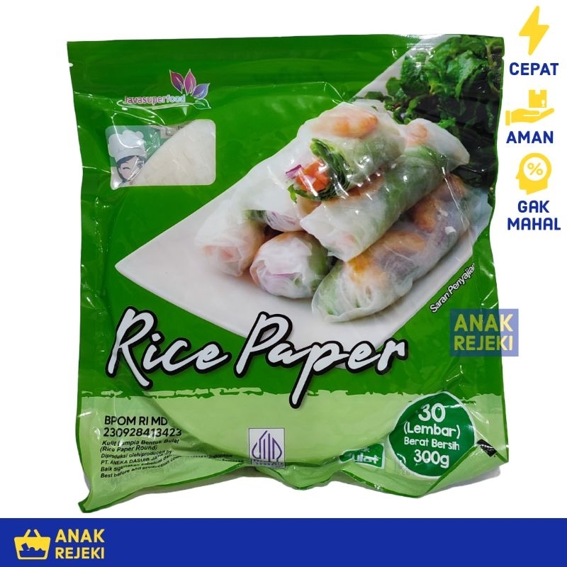 

Rice Paper / Kulit Lumpia Vietnam Bulat 30 Lembar - Banh Trang JSF