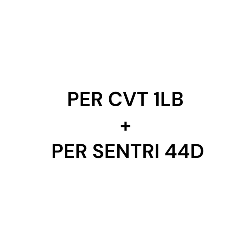 PER CVT XEON RC 1LB + PER KAMPAS GANDA XEON KARBU 44D ORIIGNAL