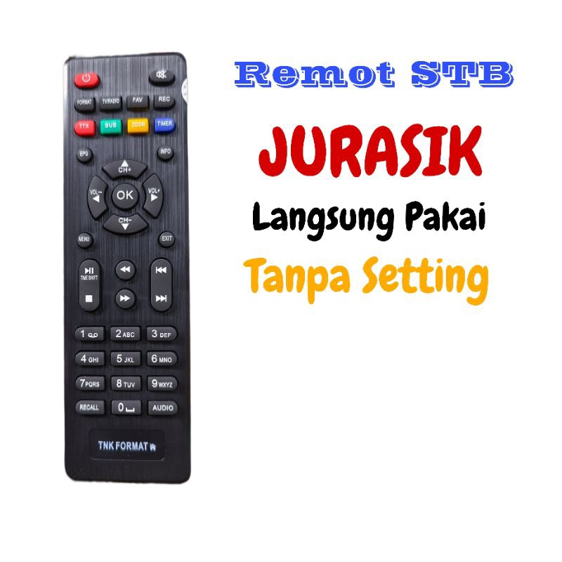 REMOT STB TANAKA JURASIC REMOT SET TOP BOX TANAKA JURASIC
