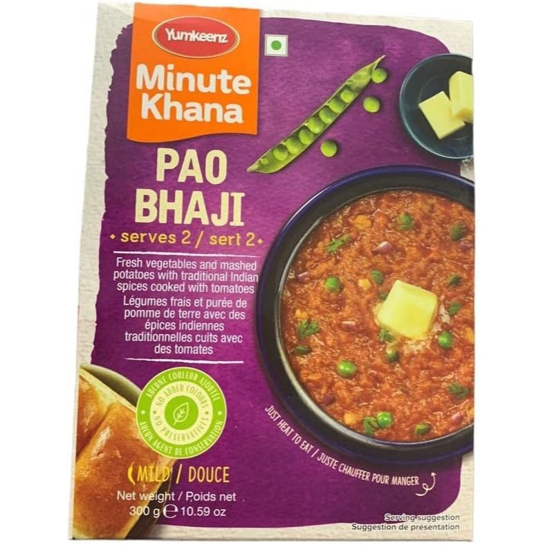 

PAO BHAJI MINUTE KHANA 300G YUMKEENZ BY HALDIRAM'S