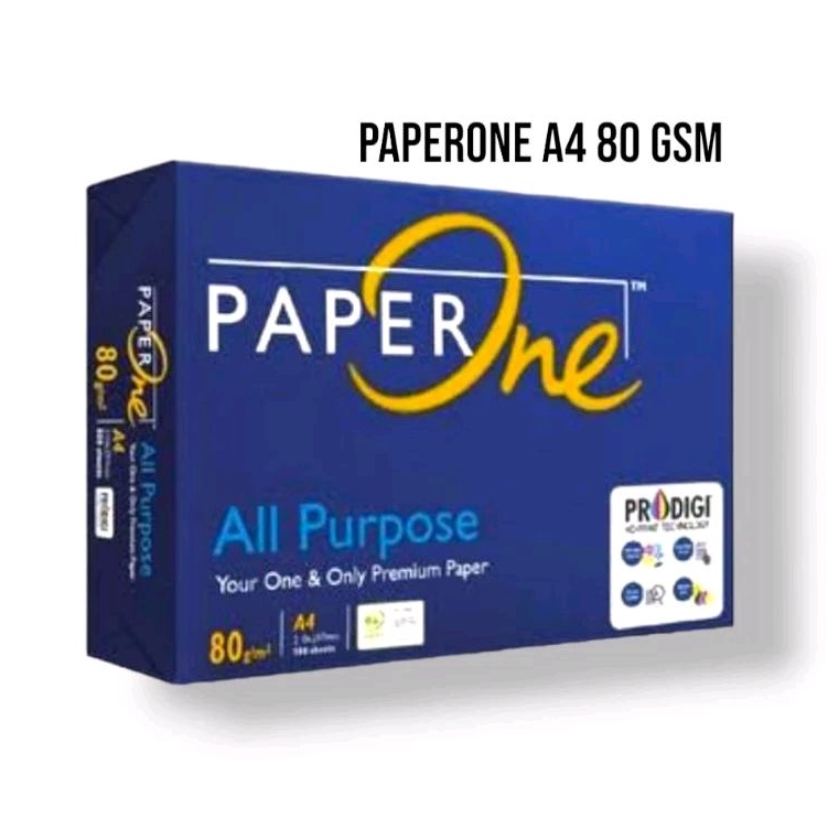 

kertas hvs print A4 PAPERONE A4 80 gsm ( 500 lembar)