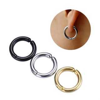 1Pcs Anting Hoop Jepit Tanpa Lubang / Anting Hoop Pria&Wanita / Hoop Korea