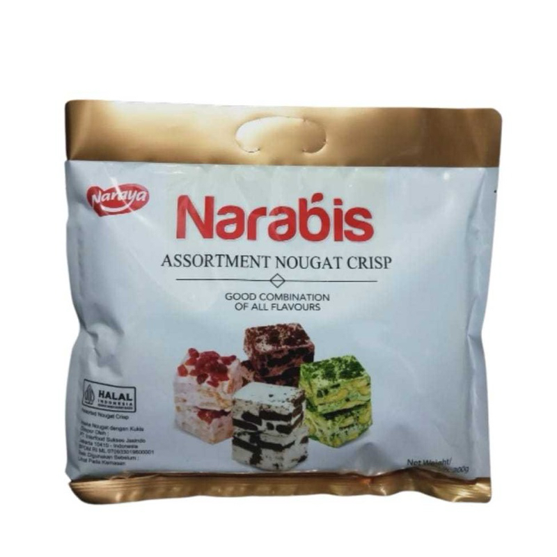 

NARAYA NARABIS Assortment Nougat Crisp 200g (Strawberry Matcha Chocolate Cookies Cream)