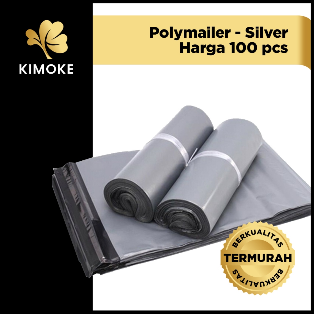 

KIMOKE Plastik Packing Polymailer - 100pcs - Silver