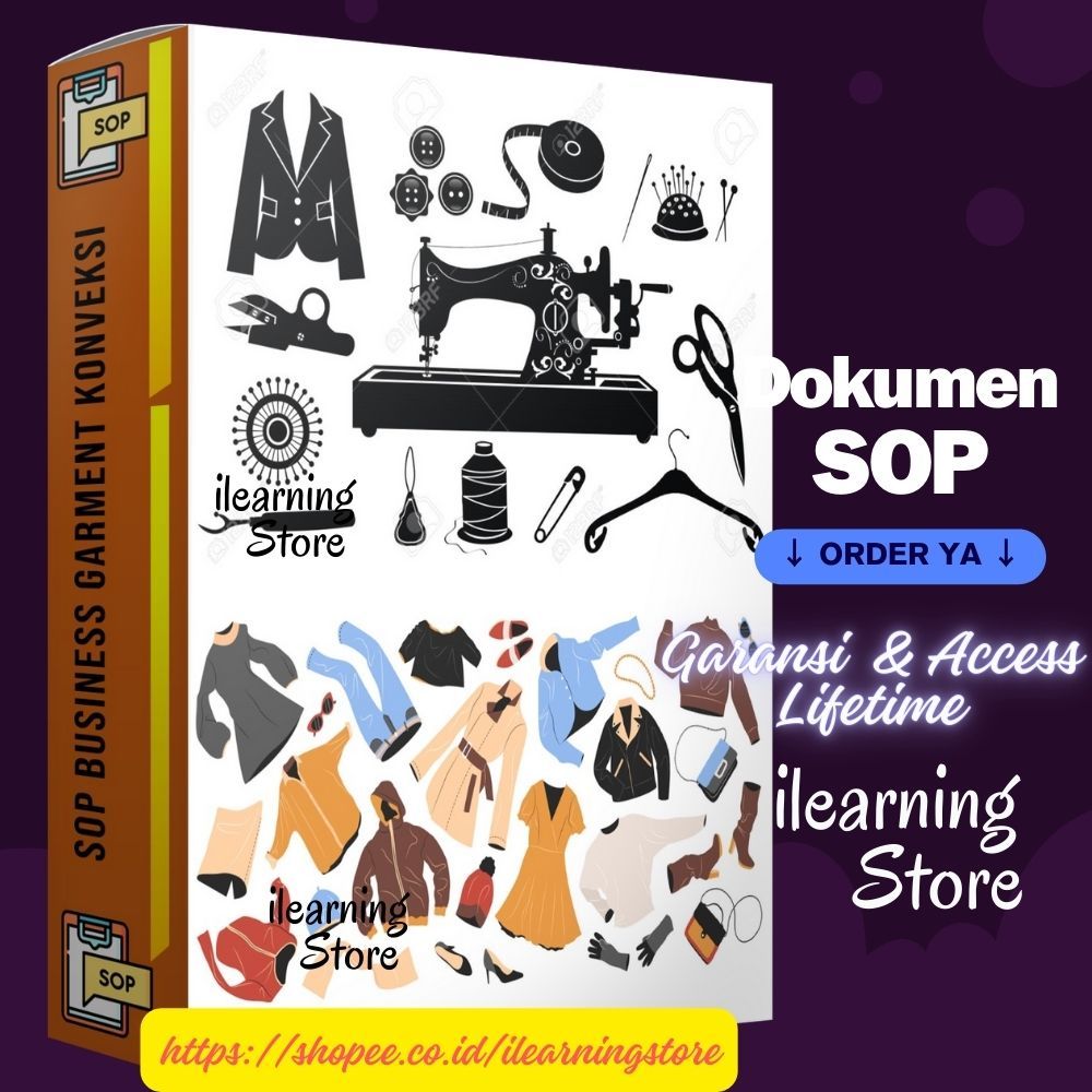 

[SOP 44] UMKM BUSINESS KONVEKSI GARMEN + JOBDESC + STRUKTUR ORG + BONUS Template Excel Bisnis & Supporting Laporan Keuangan