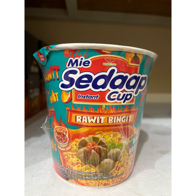 

Mie Sedap Cup - Rawit Bingit