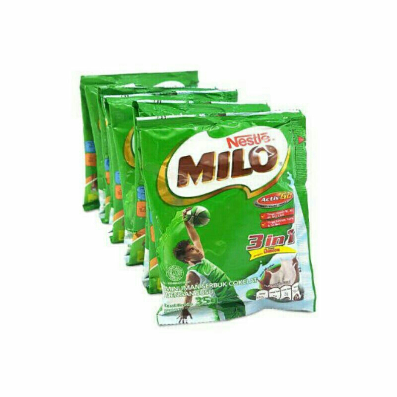 

Milo 3 in 1 Sachet (1 renceng isi 10)