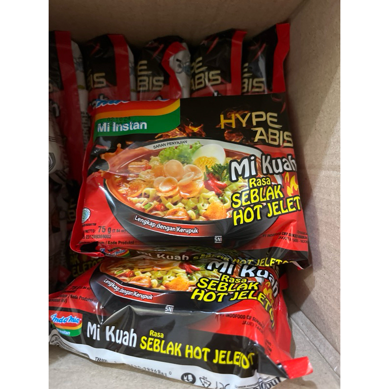 

Indomie - Mie Kuah Rasa Seblak Hot Jeletot - 5 pax