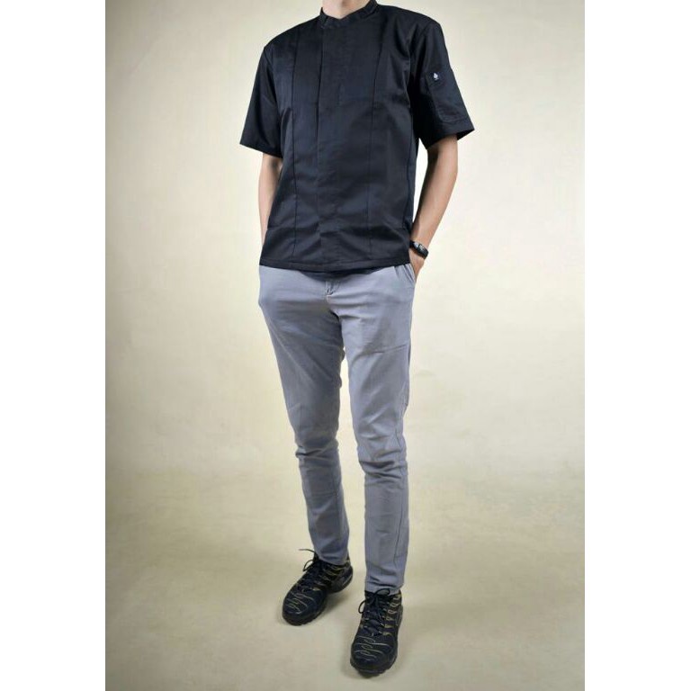 Murah Banget New York Style Chef Jacket  Kitchen  Chef Jacket Aksara