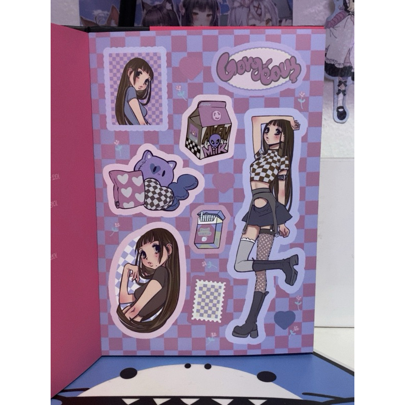 

Domi World Sticker, illustration lab (baca desc)