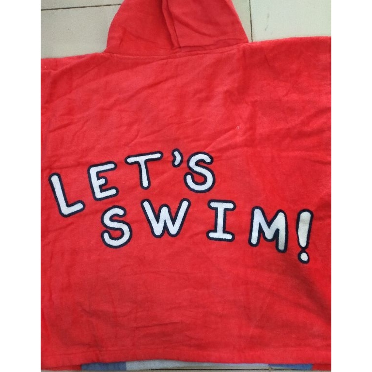 Bagus Dipakai Handuk poncho Anak Tebal