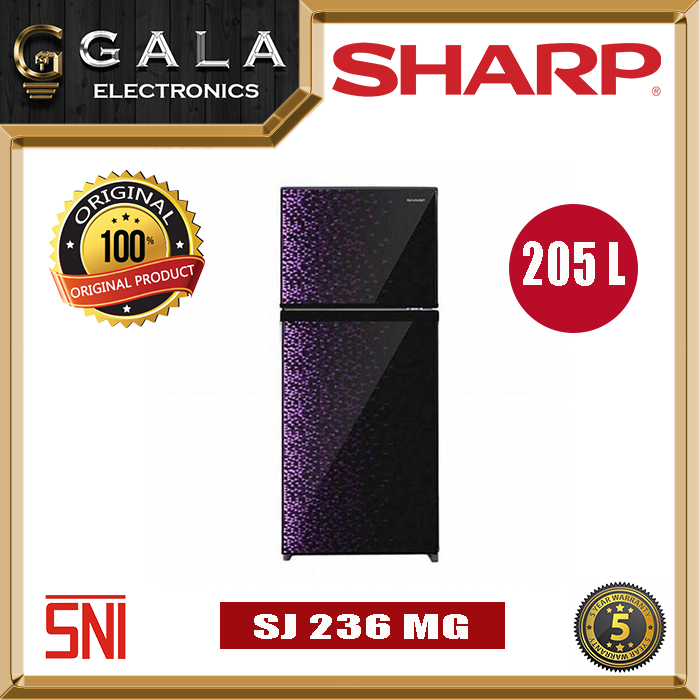 LEMARI ES / KULKAS SHARP SJ 236 / 237 MG (2 PINTU)