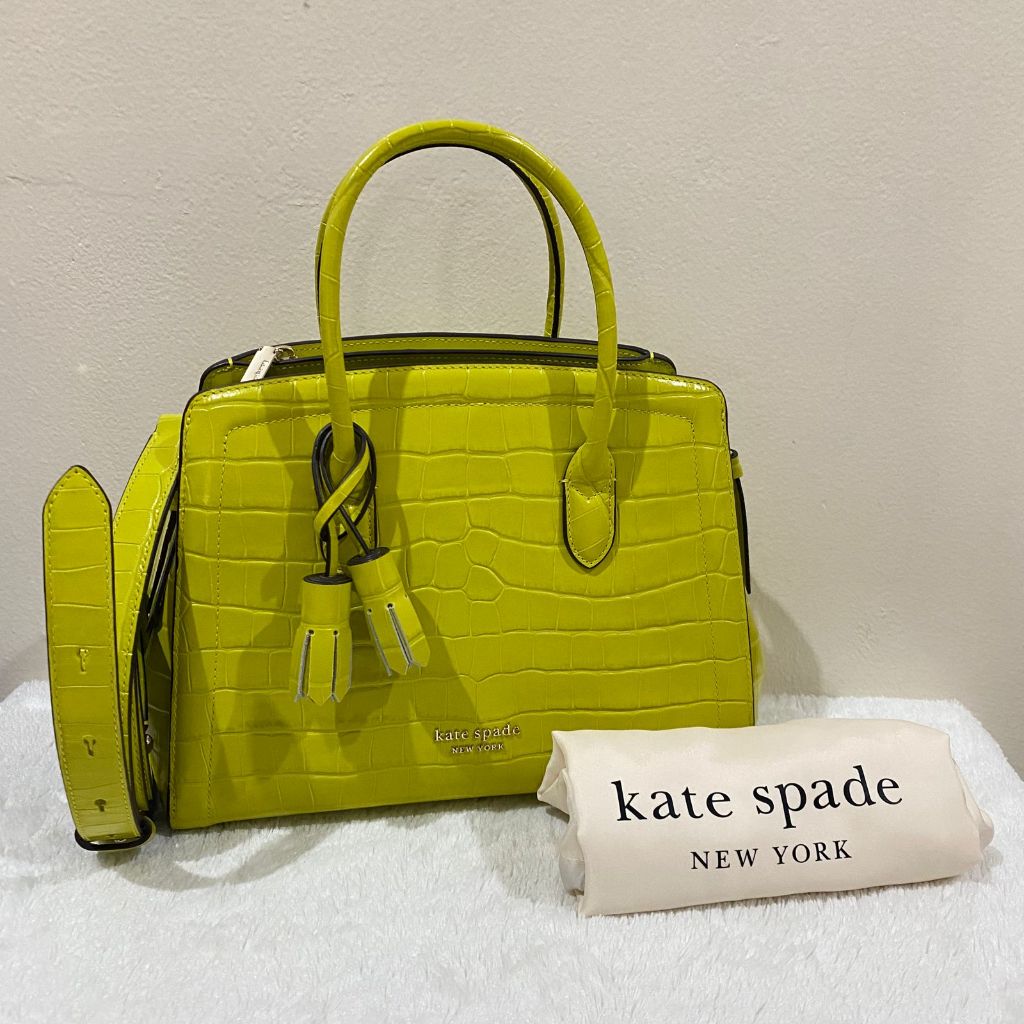 Kate spade medium knott croco