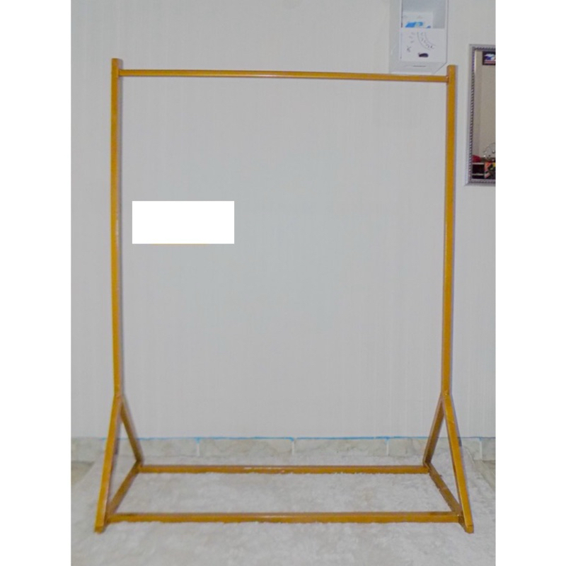 StandHanger (Gawang) Samani 001 P GOLD Tinggi 150CM // Gawang baju Gold Lebar 120CM // StandHanger G